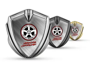 3d Metal Emblem Minimal Style Universal Sticker
